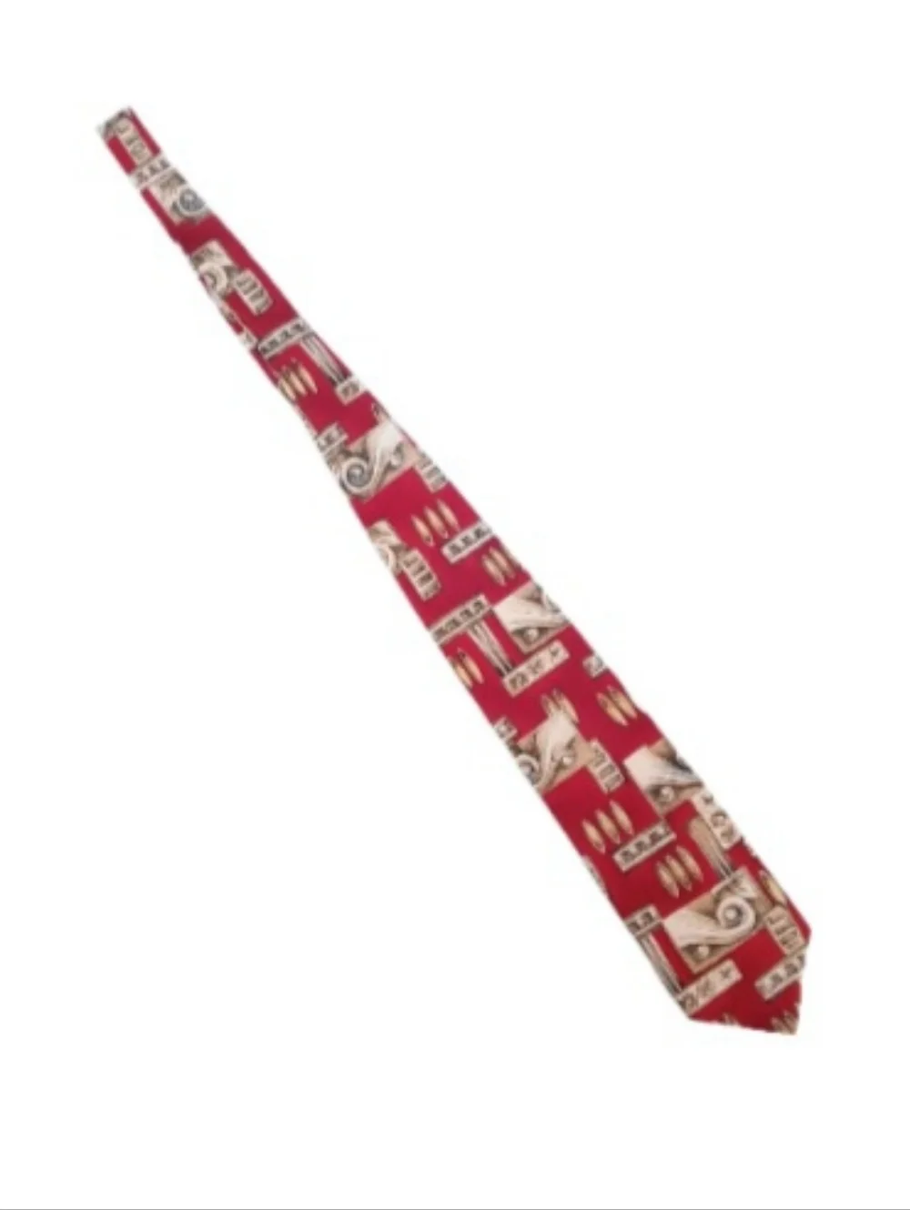 Vintage Silk Michael Austin Tie | EUC | Burgundy & Tans